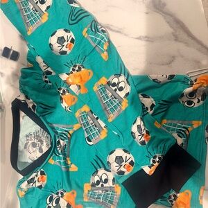 🆕Birdie Bean 2-Piece bamboo 18-24m soccer Pajamas Alex